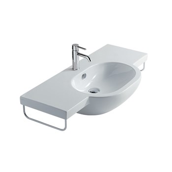 Lavabo sospeso 100 cm