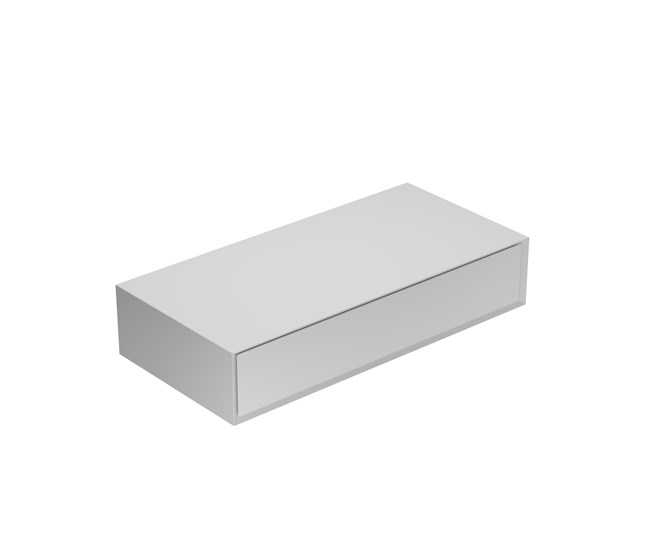 Cassetto sospeso cm 100x48xh20, collocabile lateralmente o sotto lavabo