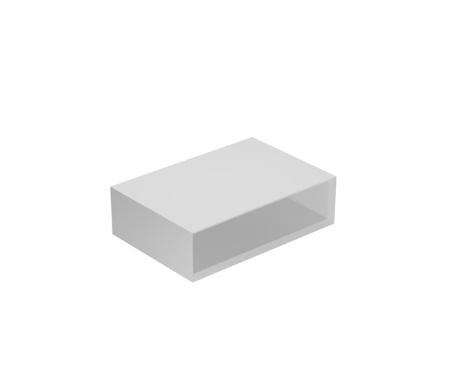 Mobile a giorno sospeso cm 70x48xh20, collocabile lateralmente o sotto lavabo