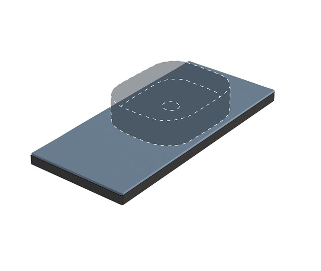 Struttura sospesa 101x46