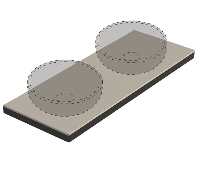 Struttura sospesa 121x46