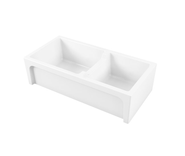 Lavello reversibile 91 cm 2 Vasche