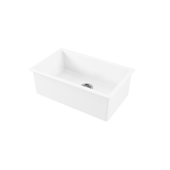Lavello doppio montaggio 76 cm